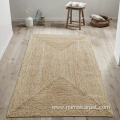 Handmade raffia straw carpet floor rug door mat